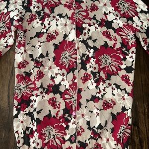 G.H. Bass & Co. Red and White Knit Sweater